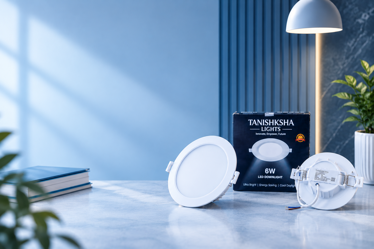 Inside the Tanishksha Lighting showroom